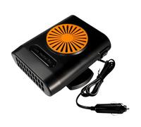Electric Car Heater, 12V/24V Plug-In Defroster with Heating & Cooling Modes, Compact Automotive Defogger for Window, Dashboard, Travel, Road Trips, Winter Commuting, Car Accessories