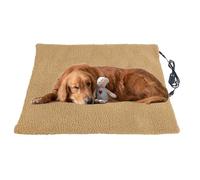 Electric Cat Heating Pad | Anti-Bite Heated Pet Bed | Adjustable Temperature Pet Heating Pad | Temperature Adjustable Pet Blanket Small Dog Heating Pad with Steel Cord Cat Heating Pad for Small Pets