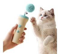 Electric Cat Teaser Toy - Automatic Retractable Wand | Interactive Plush Ba | Interactive Toys Indoor Cats For Indoor Kitten Play Boredom Exercise Pet Enrichment