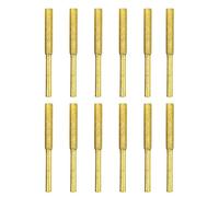 Electric Chainsaw Sharpener Files - 12 Pieces Grinding Drill Bits Set 4mm 4.8mm 5.5mm, Durable Metal Build, Precision Polishing Tool | Chain Saw Accessories Kit, Cutting Maintenance Equipment, Sharpen