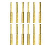 Electric Chainsaw Sharpener Files - 12 Pieces Grinding Drill Bits Set 4mm 4.8mm 5.5mm, Durable Metal Build, Precision Polishing Tool | Chain Saw Accessories Kit, Cutting Maintenance Equipment, Sharpen