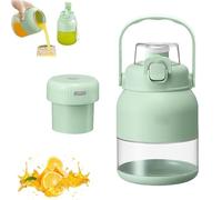 Electric Citrus Juicer 28 Oz, Multifunctional Large-Capacity Wireless Portable Juicer Cup, With Straw and Two Lids, Electric Juicers Bottle for Fresh Juice (1set)