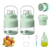 Electric Citrus Juicer 28 Oz,Portable,Rechargeable and easy-to-clean blender with straw and double lid,Large capacity for smoothies and juices, Suitable for family, Personal travel and outings (2PCS)