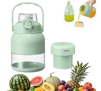 Electric Citrus Juicer 28 Oz, With Straw and Two Lids, Electric Juicer Bottle for Fresh Juice, Multifunctional Large-Capacity Wireless Blenders Rechargeables (1pcs)