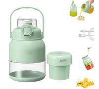 Electric Citrus Juicer 28 Oz, With Straw and Two Lids, Multifunctional Large-Capacity Wireless Portable Juicer Cup, Electric Juicers Bottle for Fresh Juice, Orange And Lemon (1 Pc)