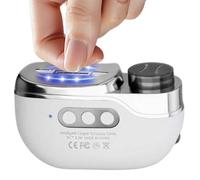 Electric Clippers for Seniors, 3-Speed Quiet Rechargeable Cutter with Built-In Scrap Storage, Safe Automatic Trimmer for Children, Adults, Men, Women, Manicure, Pedicure, Ingrown