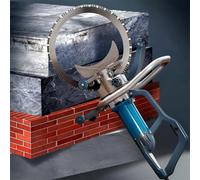 Electric Concrete Saw Circular, 270mm Wall Groove Chaser Cutting Machine With Water Fed Dust Suppression, For Brick, Granite, Marble