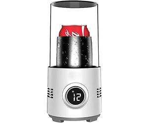 Electric Cooler Electric Cooling Mug Smart Beverage Cooler Cup 2 in 1 Heating and Cooling Cup Fast Cooler Electric Cooling Mug Cup for Beer Beverage Can Coffee