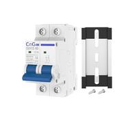 Electric Disjoncteur DifféRentiel,Contacteur Disjoncteur Miniature CC Bipolaire 10 A, 16, 20, 25, 32, 40, 50, 63, 500 V, À Déclenchement Magnéto-thermique, Montage Sur Rail DIN(16A)
