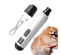 Electric Dog Nail Grinder, 18 x 3,5 x 3 cm, outil de toilettage, 5 vitesses, rechargeable Nail Trimmer, Quiet Performance, Safe Cuticle Care for Small, Medium, Big Dogs, Cats, Pets