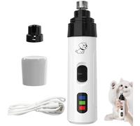 Electric Dog Nail Trimmer, Nail File for Small Dogs, USB Charging Nail Grinder, Silent Pet Claw Grooming Tool, Pet Nail Clipper for Cats, Professional Dog Toilettage Toe Nail File,
