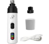 Electric Dog Nail Trimmer, Silent Pet Claw Grinder, USB Charging Nail File with Smooth Polishing Head, Cordless Grooming Tool, Pet Accessory with Low Noise, Perfect for Large Medium Small Dogs Cats