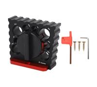 Electric Drill Dowel Maker | 8 Hole Aluminum Alloy Jig for Round Rods | Semi - Automatic Rotation Head for Woodworking/DIY Projects | Fast & Secure Dowel Creation