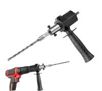 Electric Drill to Hammer Converter, Double Locking Electric Hammer Conversion Head, High Hardness Practical Tools for Hand Drills, Electric Drills, Ideal for Home Improvement and Projects