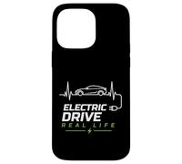Electric Drive Real Life EV Car Charging Coque pour iPhone 14 Pro Max