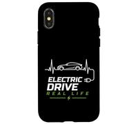 Electric Drive Real Life EV Car Charging Coque pour iPhone X/XS