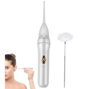 Electric Ear Cleaner, Wax Removal Tool, 5.71x0.91x0.91 Inches LED Ear Scoop, Rechargeable Cleaning Device, Soft Tip Kit, Ideal for Adults, Children, Travel, Hygiene, and Home Use