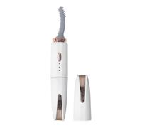 Electric Eyelash Curler and Eyebrow Epilator, Safe Silicone Heated Lash Curler, Natural Lift Effect, Medium to High Heat Settings, 2-in-1 Beauty Tool for Beauty Routine with Ease