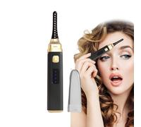 Electric Eyelash Curler, Eyelash Heating, Fast Heat-Up Long-Lasting Curls, Portable Eye Makeup Tool, Lash Curling Wand For Outdoor Travel, Quick & Safe Luscious Lashes, 5.91x0.79x0.79 Inches