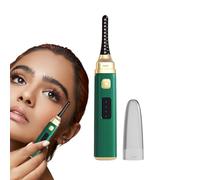 Electric Eyelash Curler, Fast Heat-Up Heating Tool, Eye Makeup Kit, Enduring Curls, Compact Size Battery-operated Eyelash Curler, Outdoor Travel Use, 5.91x0.79x0.79 Inches