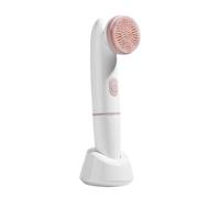 Electric Facial Cleansing Brush, Ultrasonic Vibration Scrubber, Face Masager Skin Care Tool, Deep Pore Cleansing, Rechargeable, 2 têtes de brossage, Portable For Home & Travel, 6,3 x 1,18 In