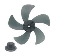 Electric Fan Leaf Replacement - 300mm 350mm 400mm Diameter ABS Material | Standing Pedestal Fan Blade with Nut Cover | for Household Table Style, Wall Mounted, Bedroom, Living Room, and Garage Blower