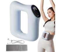 Electric Fascia Massager, Massage Deep Tissue Tool with Heat, 5.51 Inch Ergonomic & Rechargeable, Portable Full Body Massaging Device for Grandma, Dad, Youth, Teens, Women, Grandpa