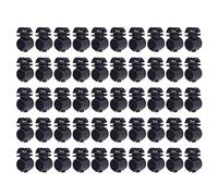 Electric Fence Insulator Screws 50 - Pack | 2.1cm Replacement for Old/Damaged Pulse Grid System | Lightweight ABS for Bearing Rod | Easy Install & Detach (Black)