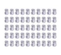 Electric Fence Insulator Screws | 50 Pcs Set for 2.1cm / 0.83in Bearing Rod | ABS Pulse Grid System Accessories | Easy Install & Replace Parts (Grise)