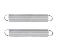 Electric Fence Spring Gate,2 Pack Stainless Steel Tension Gate | 2 pack stainless steel spring gates stretch to 16 ft and snap the fence line closed across pasture gate openings.