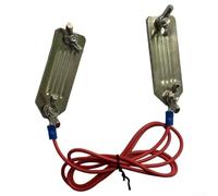 Electric Fence Tape Connector Single Clip Stainless Steel(2 Clips)