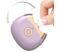 Electric Fingernail Clippers, Grooming Balm Aid, Low Noise Smart Trimmer with Safety, LED Light Cosmetic Tool with Comfort, Modern Beauty Design Style, Accessory for Boys Girls 4.53x3.54x1.5 inches