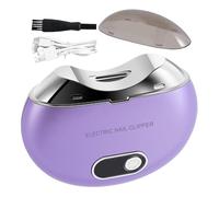 Electric Fingernail Clippers - Portable Automatic Nail Trimmer Rechargeable - Safety Toenail Cutter LCD Digital Display Adjustable Wi Nail Care With Theth 3-Speed And Light For Home Travel