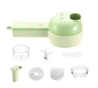 Electric Food Chopper - Food Processor with Containers | Multifunctional Blender Stainless Steel Bowl | Onion Mincer | Cordless Meat Grinder with Charging