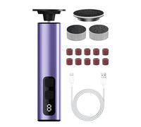 Electric Foot Callus Remover, 2 in 1 Callus Remover, 5.94x1.22in Feet Pedicure Tools, Sandpaper Discs Grinding Heads, 9 Speeds, Effective for Dead, Cracked, Hard Skin