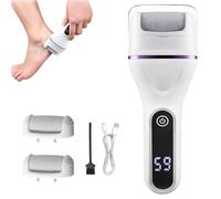 Electric Foot Callus Remover, Electric Foot File, Electrics Foots Callus Remover Digital Display, Electrics Foots File for Dead, Hard Cracked Dry Skin (1 set)