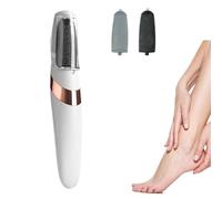 Electric Foot File, Callus Remover for Feet, Electric Foot File Hard Skin Remover, Electric Foot Scrubber for Smooth Healthy Skin for Dry Dead Skin Cracked Heels Calluse (White)