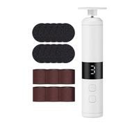 Electric Foot File for Hard Skin - Foot Callus Remover | Rechargeable Pedicure Machine with 3-Speed Adjustment | Portable Hard Skin Remover for Feet, Callus Care at Home, Dorm, Travel