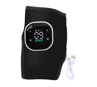 Electric Foot Massager with Heat, Cordless Foot Heating Pad, Ankle Heel Massager with 5 Temperature Levels, Soft Fabric Wrap, Feet Care Device, Relaxation Pad for Home Office Gym Travel