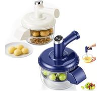 Electric Fruit Peeler & Mixer - 2-in-1,Electric Potato Peeler，mix | Transparent Electric Fruit and Vegetable Peeler,Electric Potato Peeler,2-In-1 Automatic Peeler,for Grape Potato Tomato