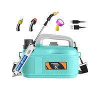 Electric Garden Sprayer - 1.35 Gallon Rechargeable Battery Sprayer, Ergonomic Pump with Telescopic Wand, Portable Mister for Fertilizing Watering, for Outdoor Indoor Farm Greenhouse Camping