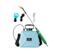 Electric Garden Sprayer, Backpack Water Sprayer, Adjustable Mist Wand, 23.62x33.86 inches 5l Tank Capacity, 3 Nozzle Settings, for Car Detailing, Plant Watering, Yard, Window, Floor Cleaning Use