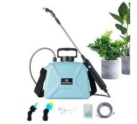 Electric Garden Sprayer - Portable Sprayer with Strap | Handheld Garden Water Sprayeer | Rechargeable Watering Can | 5L Large Capacity Plant Mister for Patio, Yard, Lawn, Outdoor Plants