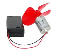 Electric Gates 280 Kit de bricolage for mini moteur alternatif, moteur à courant continu 3 V for bateau, micromoteur, avec pales de ventilateur et remplacement d'essuie-glace de boîtier de batterie ZF