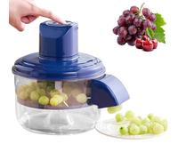 Electric Grape Peeler, Éplucheuse Électrique Automatique À Un Bouton, Machine Rechargeable Sans Fil Pour Fruits Et Légumes, Pour Tomates Cerises Pommes De Terre Ail Raisin blue
