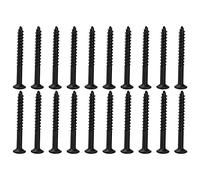 Electric Guitar Neck Guard Screws | 20Pcs Stainless Steel Mounting Tool/Protective - Oxidation Plate Screws | Repair Kit for Bass Electric Guitars (Noire)