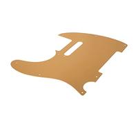 Electric Guitar Pickguard | High Strength Aluminum Alloy Scratch Proof Guard Plate | Easy Install Front Plate for Guitar Protection/Customization (Golden)