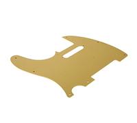 Electric Guitar Pickguard | High Strength Aluminum Alloy Scratch Proof Guard Plate | Easy Install Front Plate for Guitar Protection/Customization (Gold)