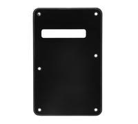 Electric Guitar Tremolo Cavity Cover | 2mm Thick Scratch Backplate for ST/SQ | Easy Install Plastic Back Plate (Noire)