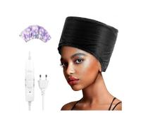 Electric Hair Cap Treatment Steamer for Deep Conditioning Thermal Hot Head Heat Hat for Afro Hair Spa Care at Home with 2024 Upgraded Design